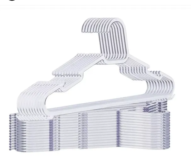 Kit com 50 cabides em acrílico