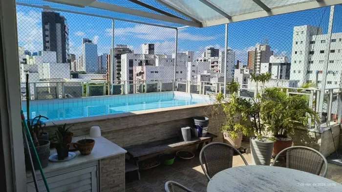 EXCELENTE COBERTURA DUPLEX COM VISTA MAR NO COSTA AZUL  SALVADOR/BA