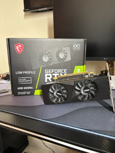 MSI GeForce RTX 3050 LP 6GB OC ? NOVA / POUCO USO