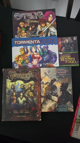 COLEÇÃO DE LIVROS DE RPG - Não vendo separado