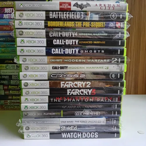 Lote de Jogos Originais de Xbox 360