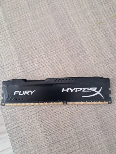 Memória RAM HyperX Fury 4GB DDR3 1600MHz - Perfeito Estado (Testada)