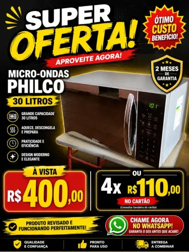 Microondas 40L Philco - OFERTA