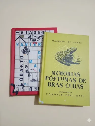 LIVROS ANTOFÁGICA: Brás Cubas Machado de Assis + Xavier de Maistre (Lote ou Separado)