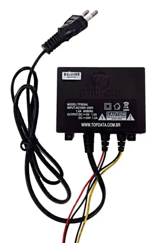 Fonte Topdata TPS524L para Relógio de Ponto
