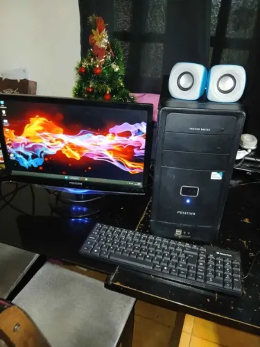 Computador completo Ddr4-core i5 8° geração -monitor 19 polegadas articulado - windows 11