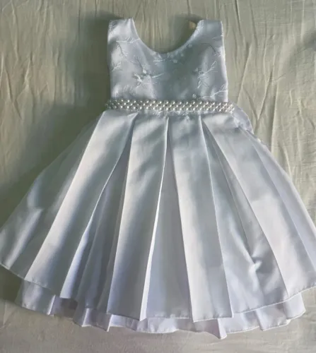 Vestido de Daminha de Casamento - Tam. 3