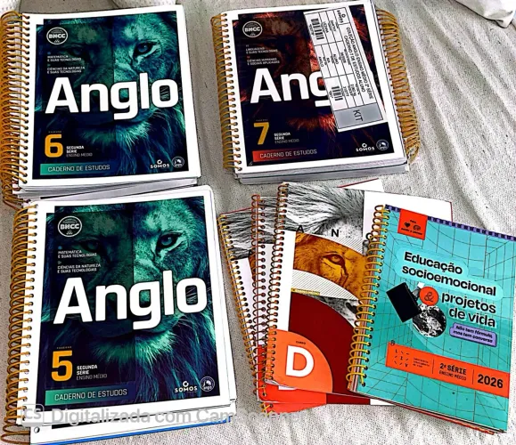 Livros Anglo 2 ano Ensino Médio