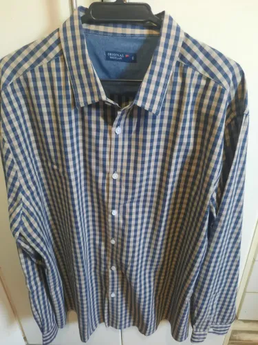 Camisa xadrez masculina manga longa Pool - XXL