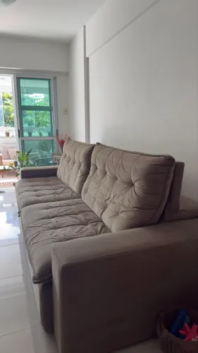 Sofá Retrátil/Reclinável 3 metros - Muito Confortável
