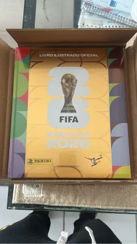 Álbum capa dura ouro copa 26