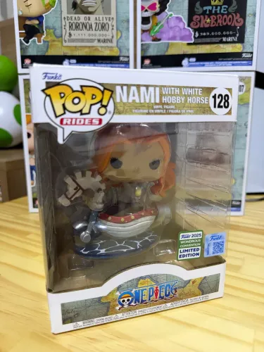 Funko Pop One Piece Nami With White Hobby Horse 128