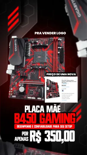Placa Mãe B450 Gaming
