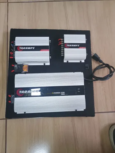 Jogo de amplificador taramps T800 T400 + fonte taramps 160A