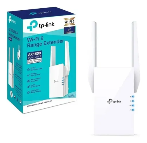 Repetidor Sinal WIFI 6 TpLink RE505X AX1500 Dualband