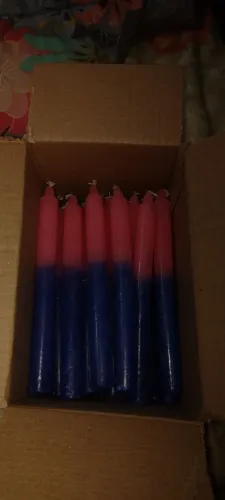 Vela 100% parafina kit com 27 velas para ibejada