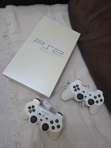 Ps2 fat branco japonês todo original