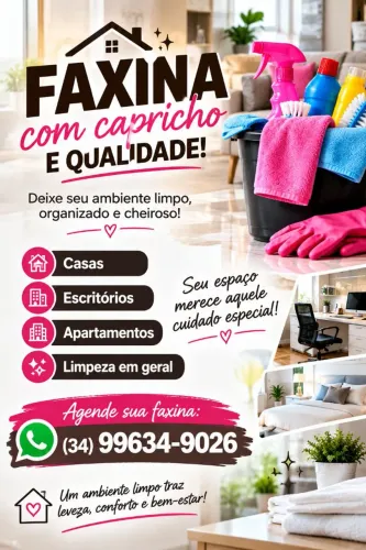 Faço faxina