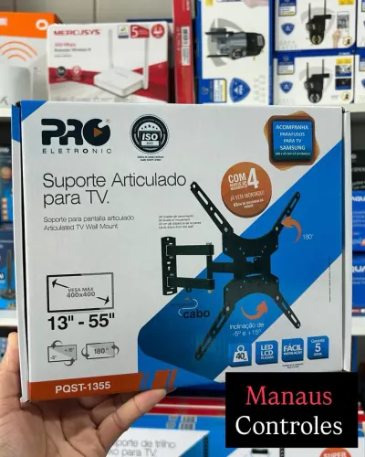 Suporte para Tv Articulado 13 - 55 Braço de 43cm ( fazemos entregas )