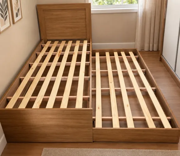 Cama solteiro com auxiliar / NOVO / entregamos