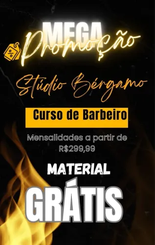 Curso de barbeiro profissional.