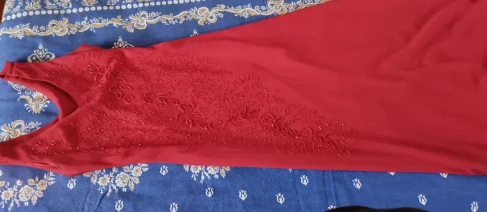 Vestido De Festa Vintage Vermelho