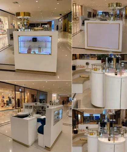 QUIOSQUE PREMIUM DE ALTO PADRÃO 12M² - VITRINES ILUMINADAS