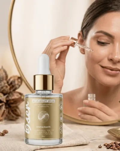 Nova Beauty Sérum 3 em 1 - Pele Mais Jovem, Hidratada e Radiante!