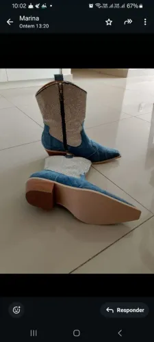 Bota Western Carmem Steffens! Criação exclusiva!