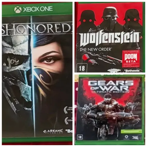 3 super Jogos xbox one (Físico)