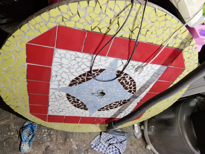 Mesa pra área de lazer