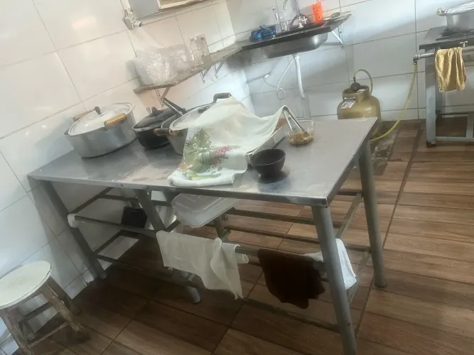 Mesa de inox
