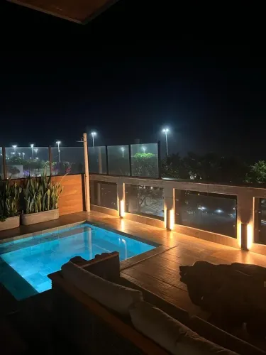 Lindo Apartamento Duplex Luxo Mobiliado 4Quartos 2Suítes Piscina Frente Mar Lucio Costa Se