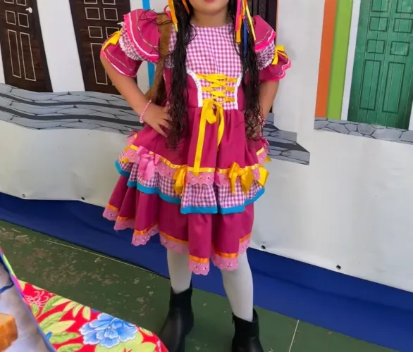 Vestido de quadrilha junino