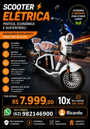 Scooter Elétrica Bolin