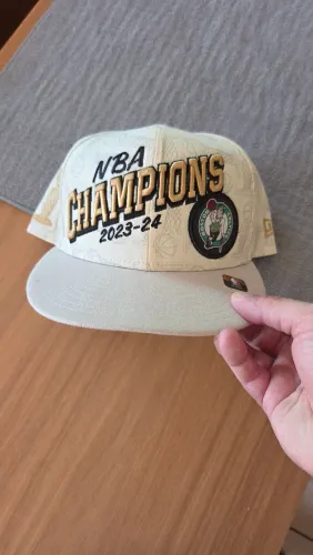 Boné New Era Boston Celtics Campeão 2024
