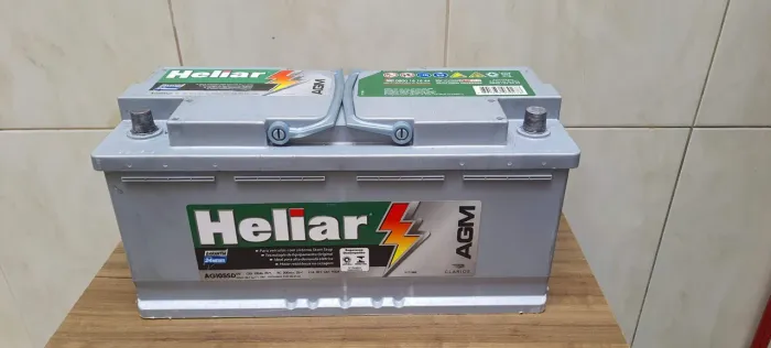 Baterias Automotivas 105 Amperes Heliar Agm
