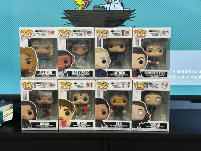 KIT 8 FUNKO POP UMBRELLA ACADEMY
