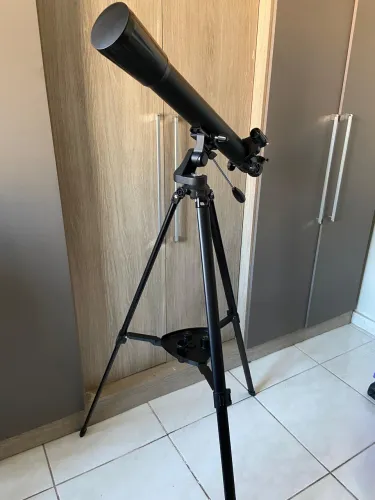 Telescópio Greika 70070 (Kit Completo + Adaptador Celular) (Fotos reais da lua!)