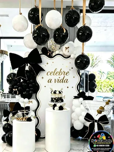 Decoração de festa happybday