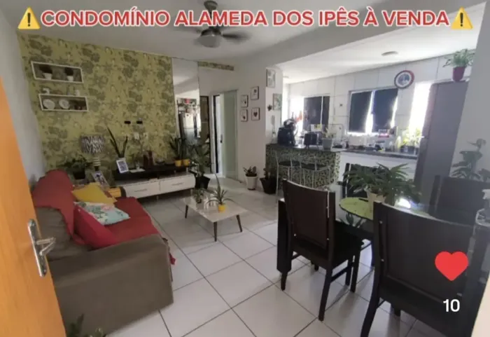 Apto no Alameda dos Ipês próx da Kennedy com 2 quartos móveis planejados financia