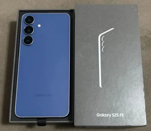 S25 Azul Marinho Com Galaxy AI inteligência Artificial Top Caixa Original 8RAM+8Plus 128GB