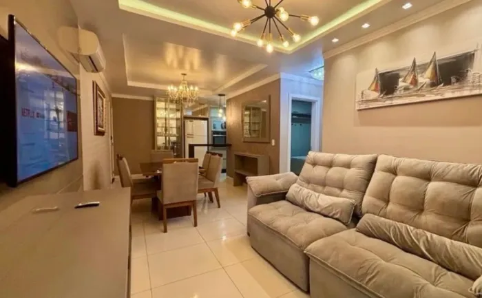 Apartamento aluguel 1 suíte e 2 dormitórios no Tabuleiro
