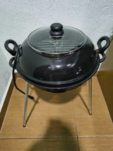 Churrasqueira Elétrica Bafo Redonda - Raridade