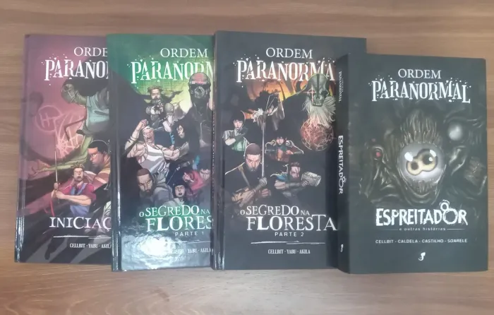 HQ Ordem Paranormal Capa Dura Vol. 1 ao 3 + Livro O Espreitador + Brindes Exclusivos