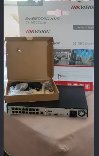Nvr hikvision 16 portas POE