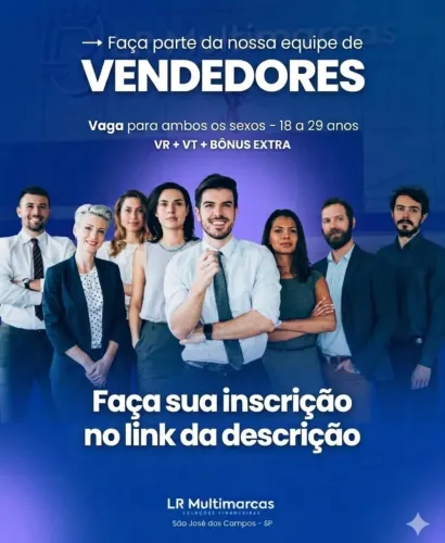 Vaga de vendedor