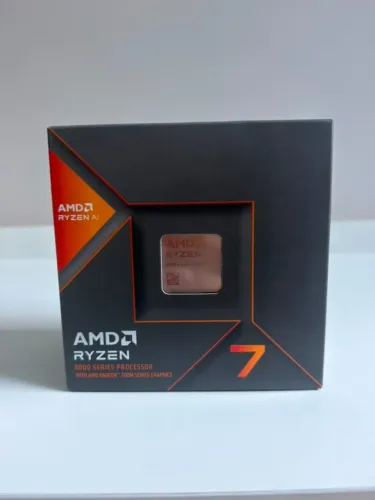 Processador AMD Ryzen 7 8700G, 16 Threads, AM5, Vídeo Integrado, com Cooler - Lacrado, NF