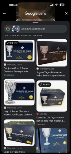 Conjunto de taças