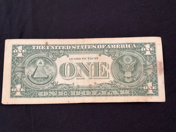 Cédula De 1 Dólar Americano Antiga - Série 2003 George Washington